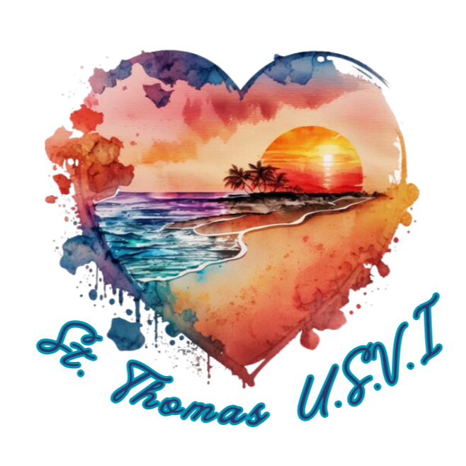 Heart Sunset TrinkeShellt