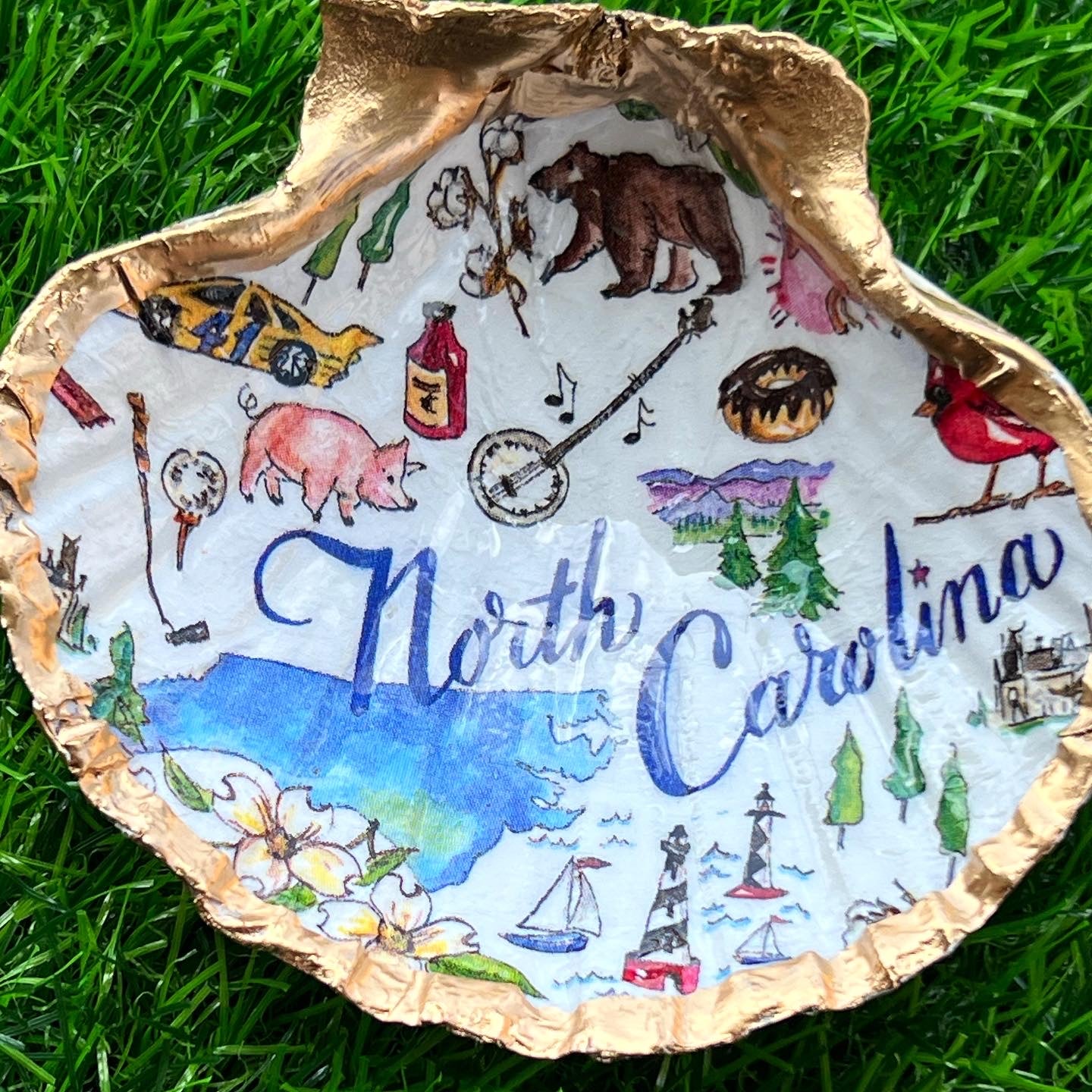 North Carolina Trinket Shell