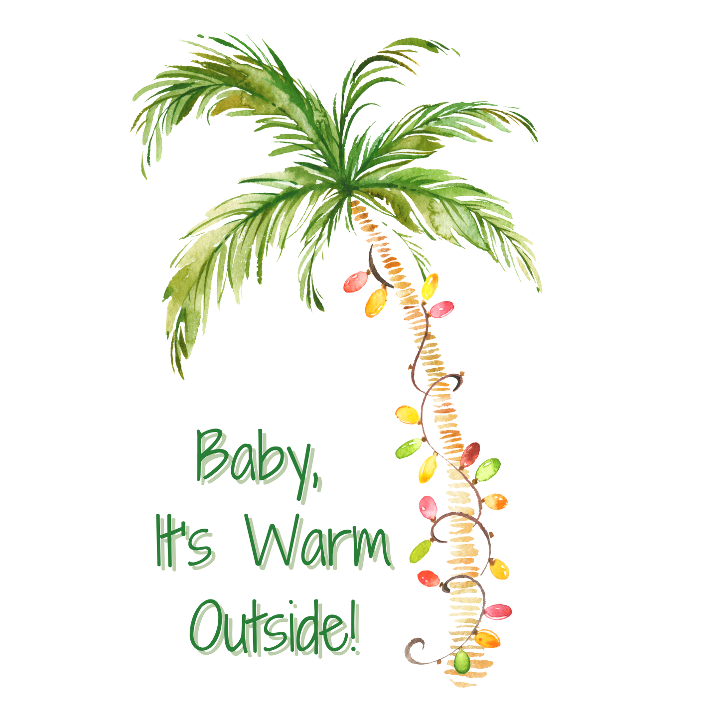 Palm Tree Hanging Shell