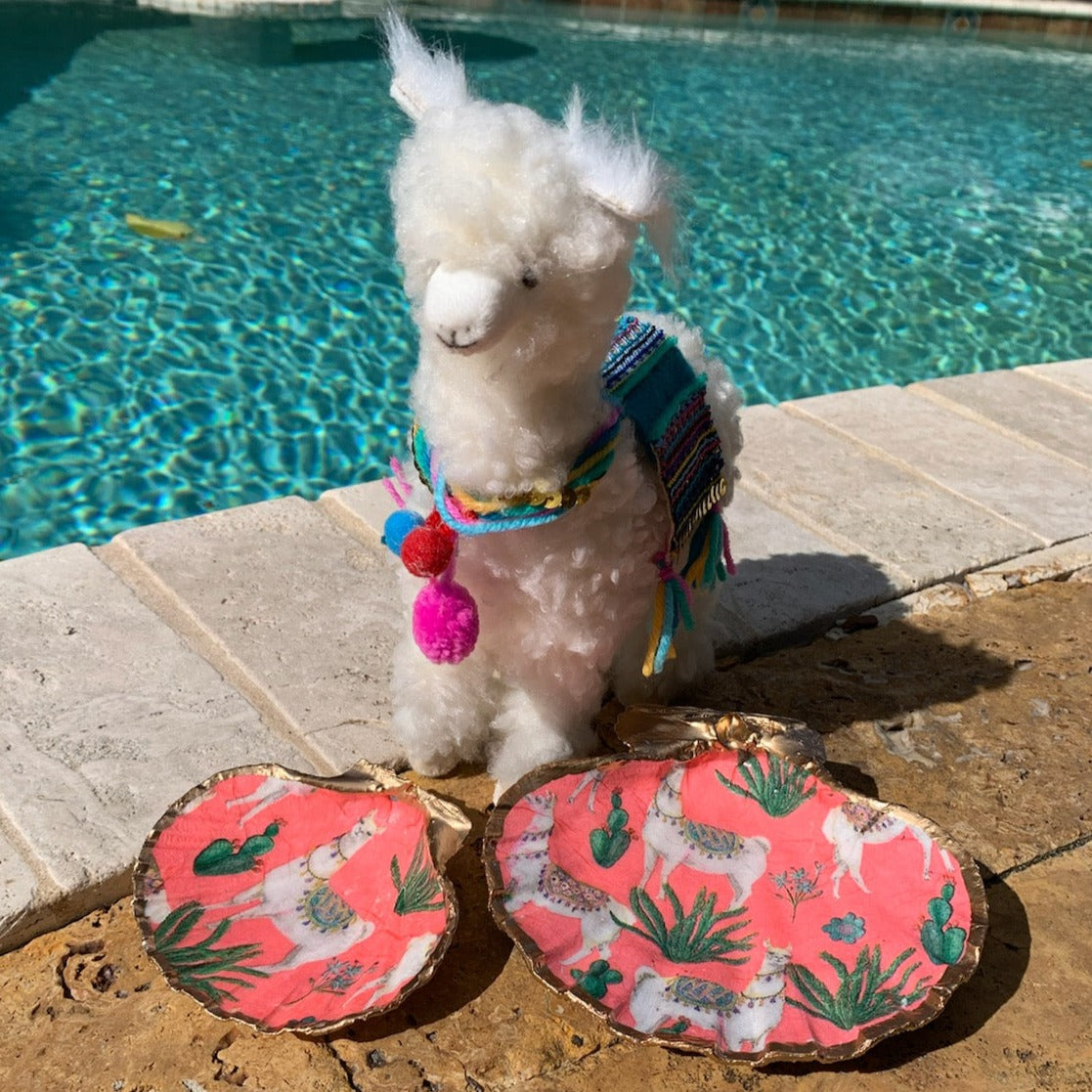 Lovely Llamas Trinket Shell