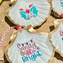Load image into Gallery viewer, Love, Santa Hanging Shells