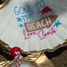 Load image into Gallery viewer, Love, Santa Hanging Shells