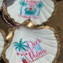 Load image into Gallery viewer, Love, Santa Hanging Shells