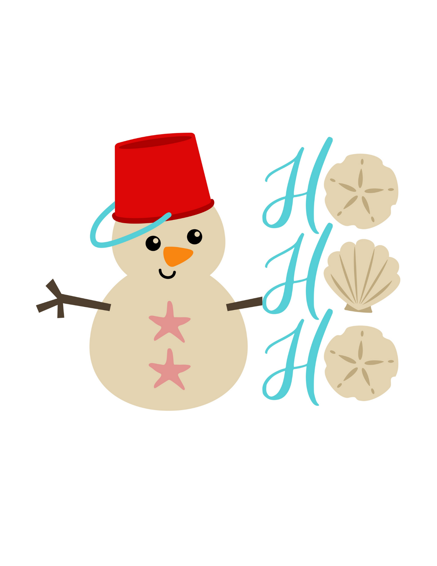 Coastal Christmas Hanging Shells