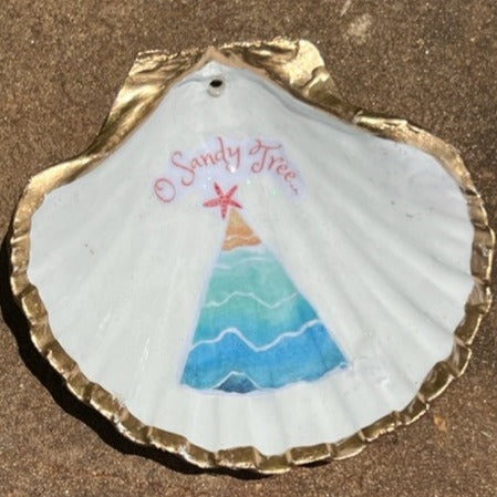 Beachy Christmas Trees Shells