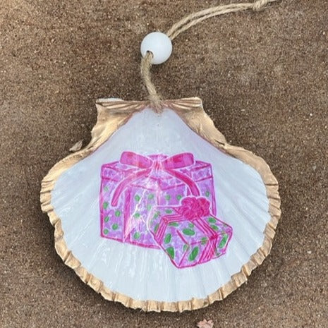Pink and Green Kind of Christmas Shells