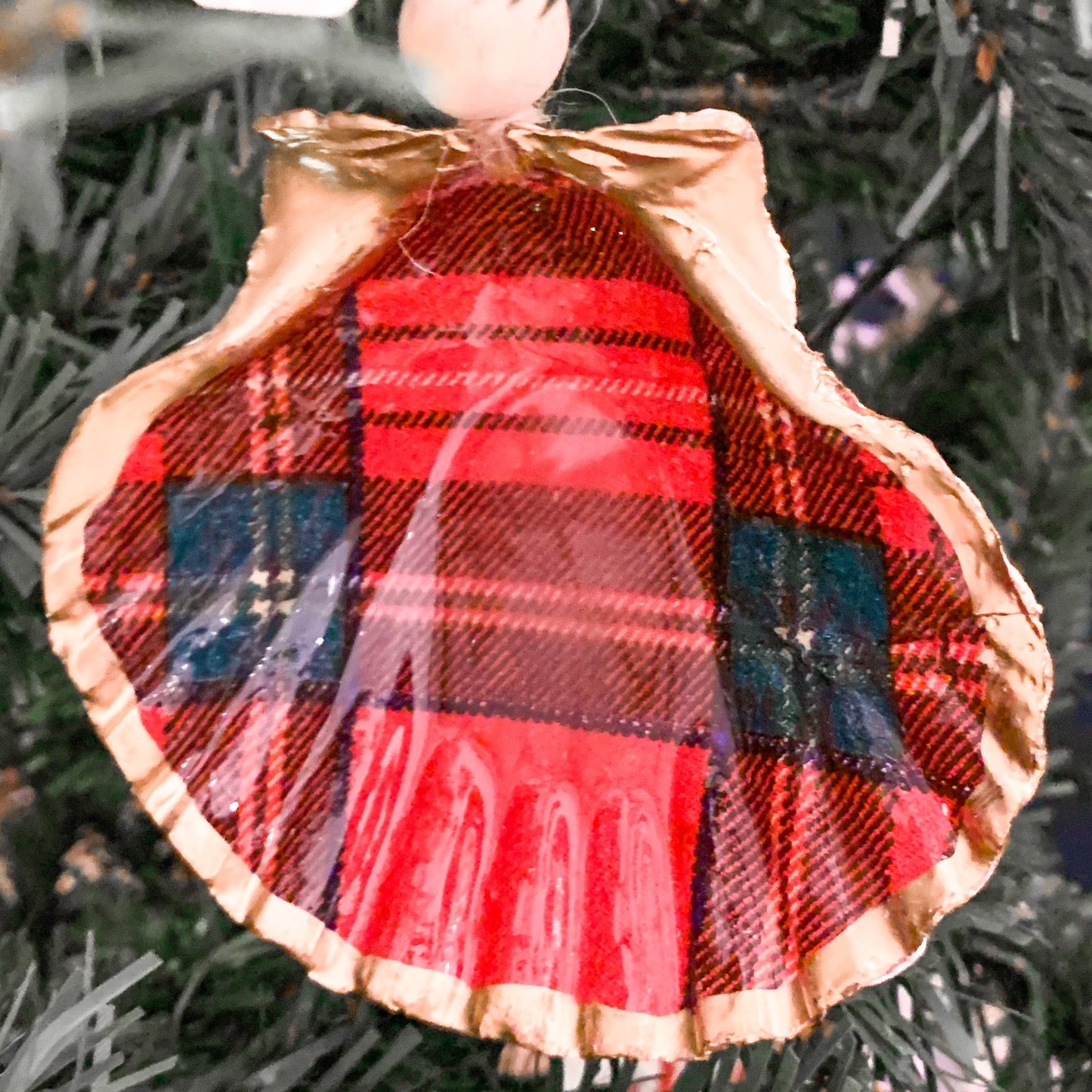 Red Plaid Shell