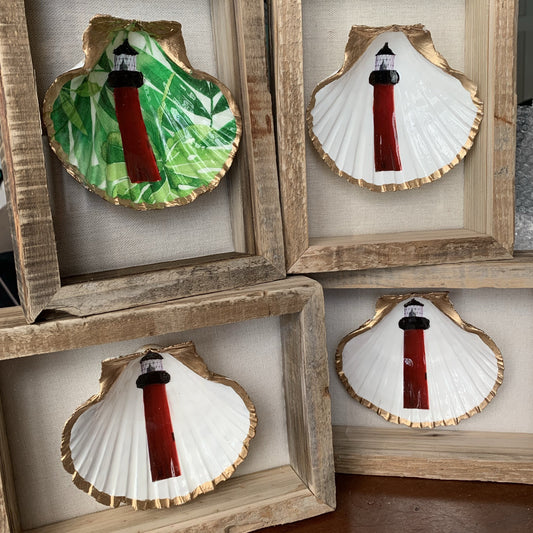 Jupiter Lighthouse Shadow Box 5x7