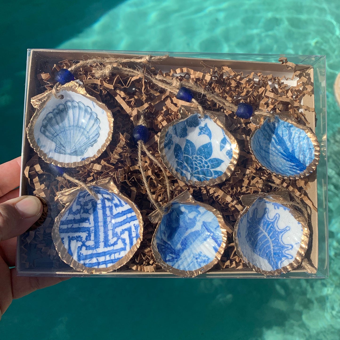 Blue & White Mini 6 Pack