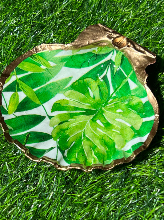 Palm Leaves Trinket Shell