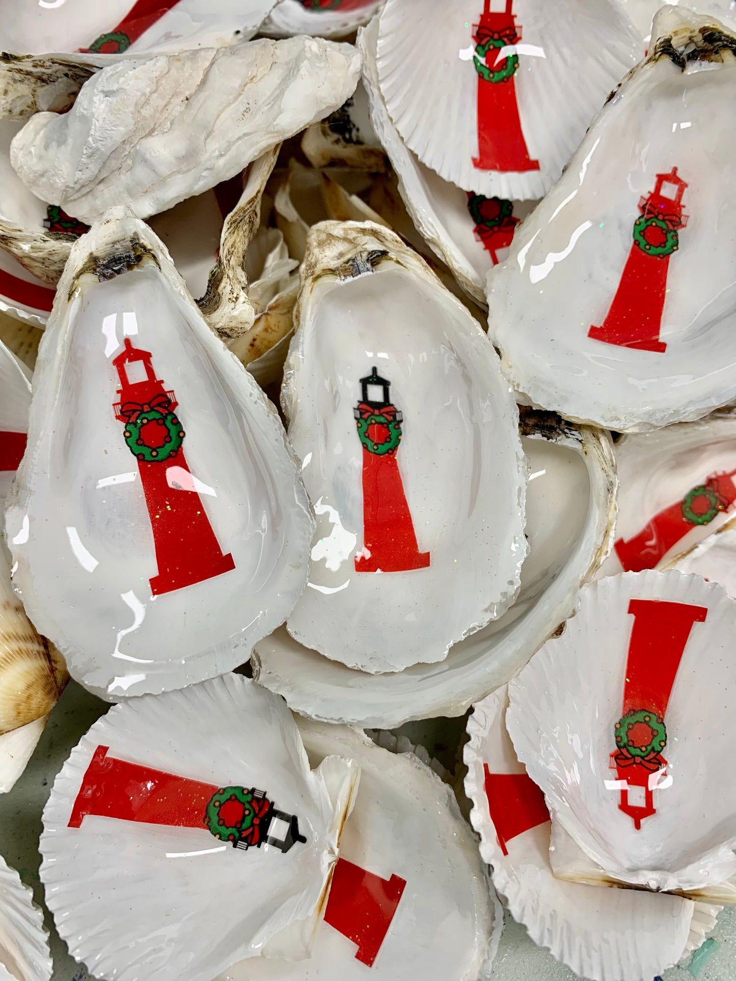 Jupiter Lighthouse Mini Oyster Shell 5 pk