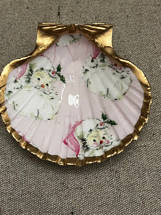 Pretty Pink Santas Shell