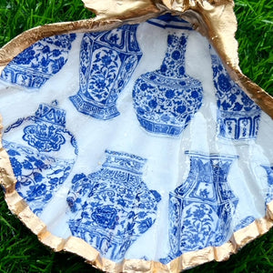 Chinoiserie Vases Trinket Shell