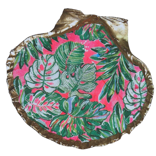 Bahama Palm Trinket Shell