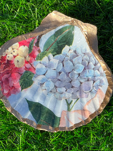 Hydrangea Floral Trinket Shell