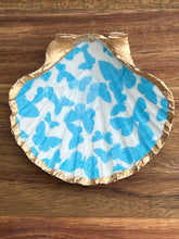 Load image into Gallery viewer, Aqua Butterflies Trinket Shell
