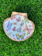 Load image into Gallery viewer, Pastel Butterflies Trinket Shell
