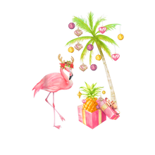 Load image into Gallery viewer, Palm Tree Hanging Shell
