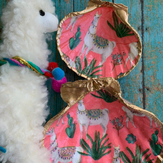 Lovely Llamas Trinket Shell
