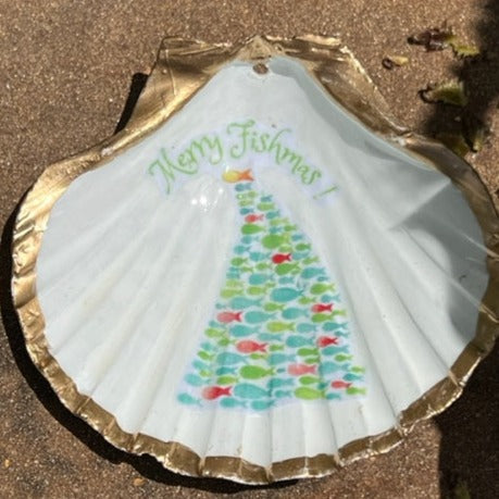 Beachy Christmas Trees Shells