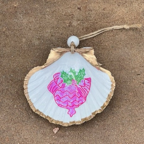 Pink and Green Kind of Christmas Shells