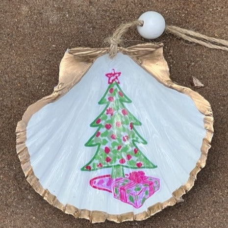 Pink and Green Kind of Christmas Shells