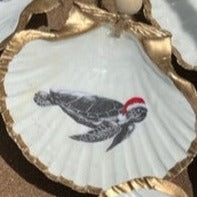 Load image into Gallery viewer, Santa&#39;s Sea Creatures Hanging Shells
