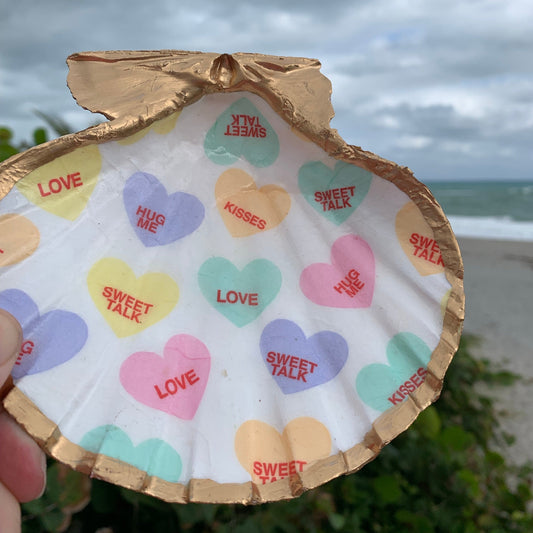 Candy Hearts Trinket Shells