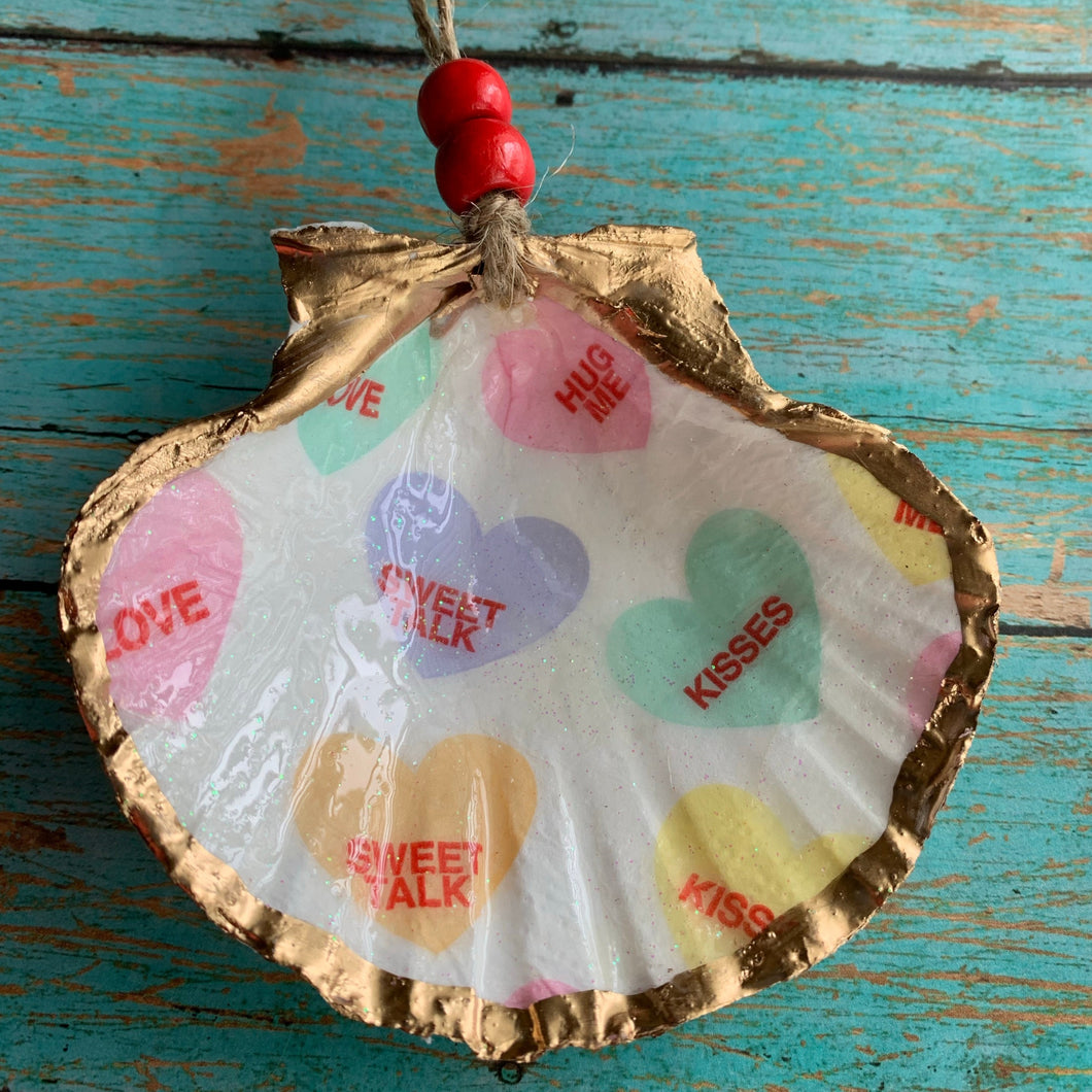 Candy Hearts Hanging Shell