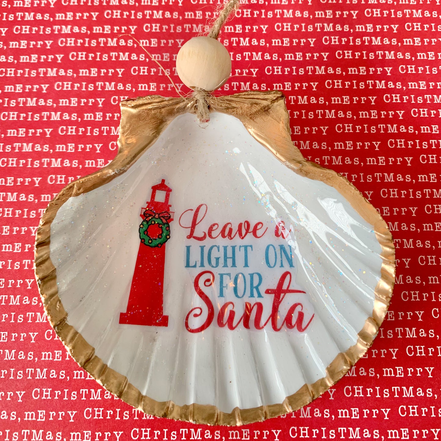 Coastal Christmas Hanging Shells