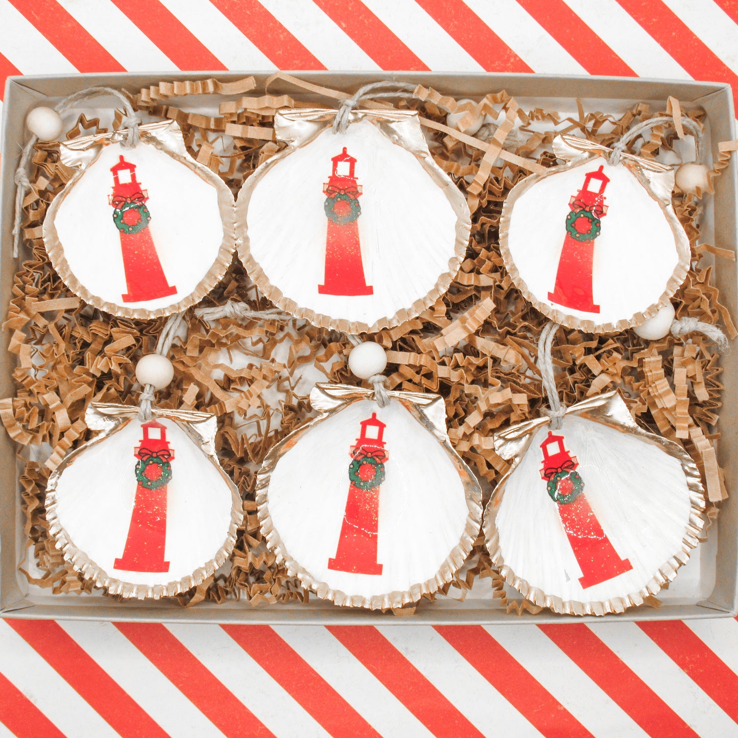 Jupiter Lighthouse Mini Shell 6 pk