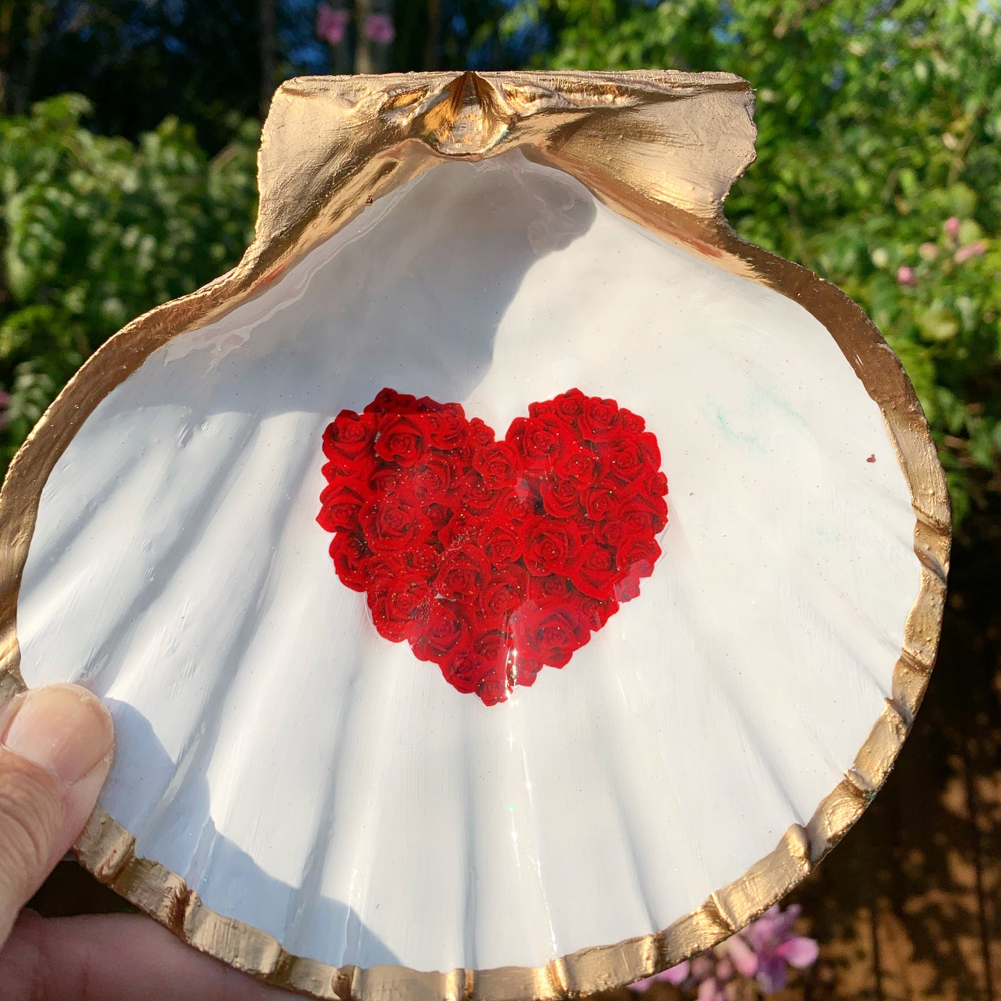 Rose Heart Trinket Shells
