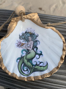 Mermaid Hanging Shell