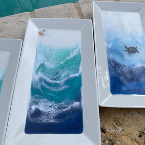 Waves Porcelain Tray