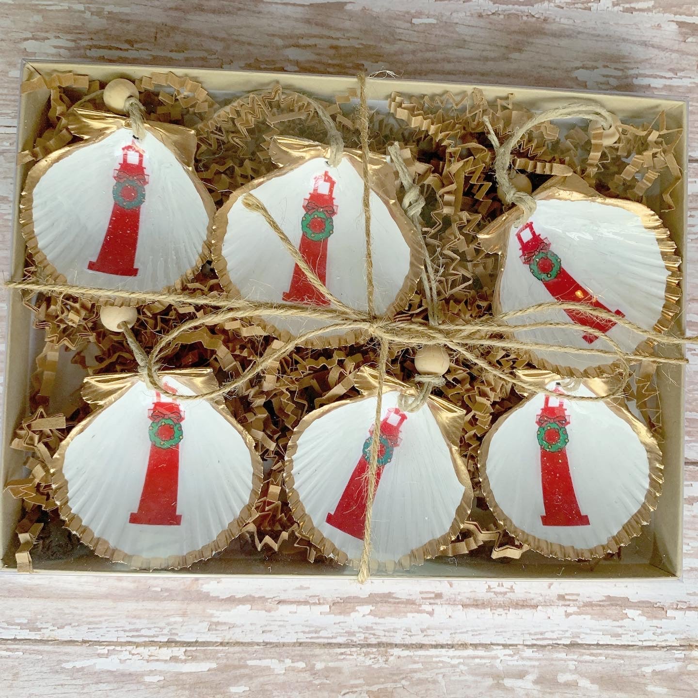 Jupiter Lighthouse Mini Shell 6 pk